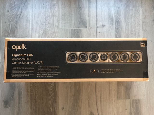polk audio s35 center speaker